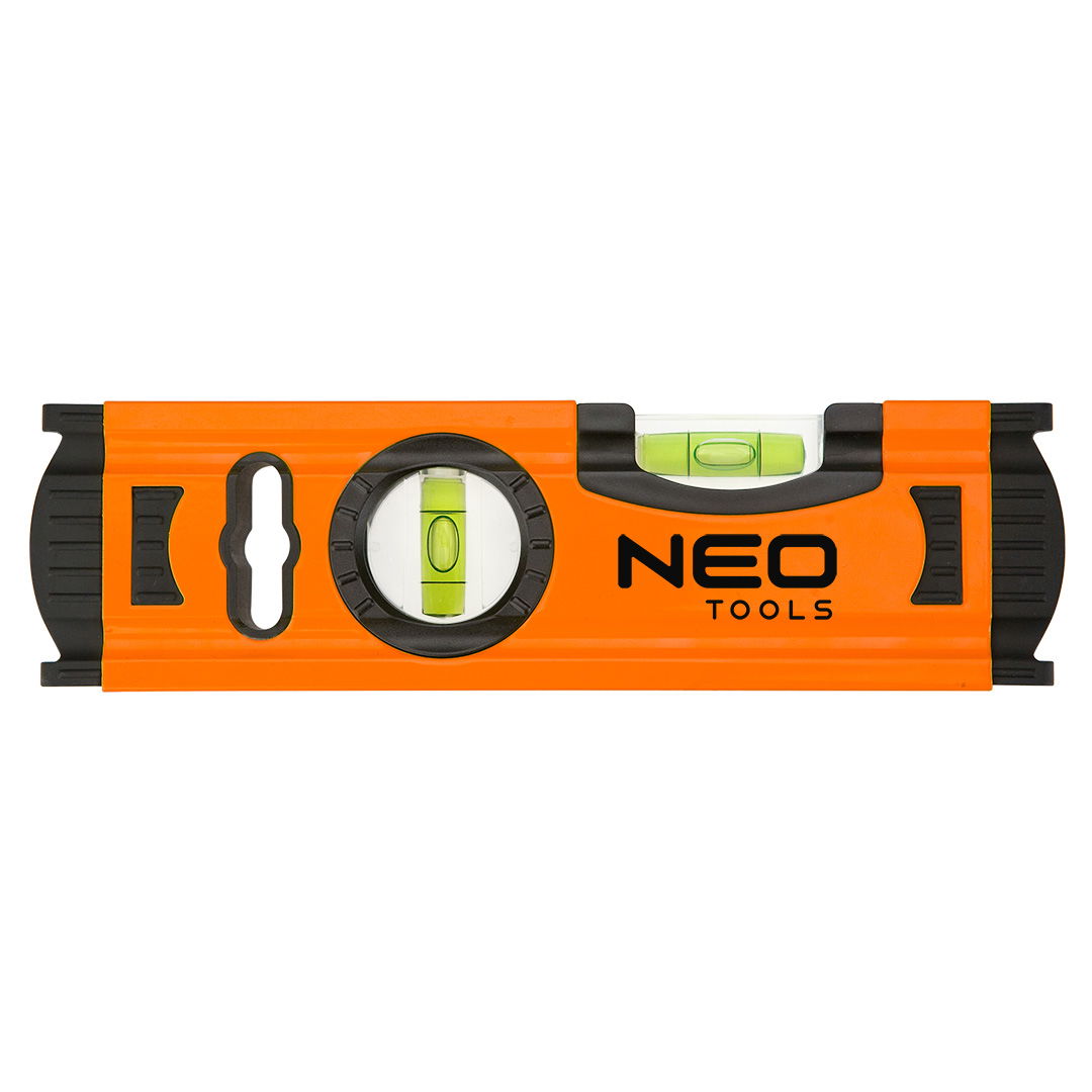 NEO TOOLS Vízmérték, alumínium 20cm, 2 libella, 1 mart talp termék fő termékképe