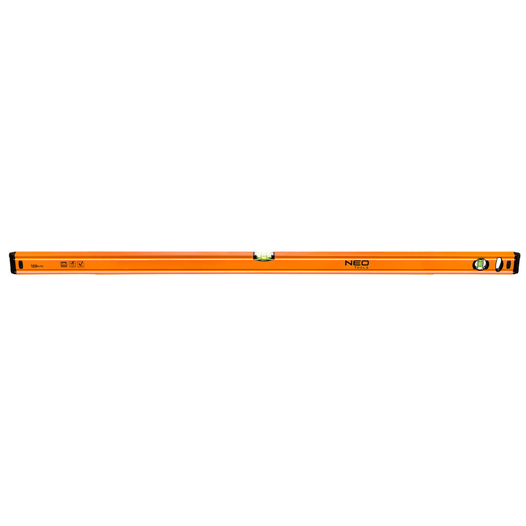 NEO TOOLS Vízmérték 120cm, 2 libella, 1 mart talp termék fő termékképe