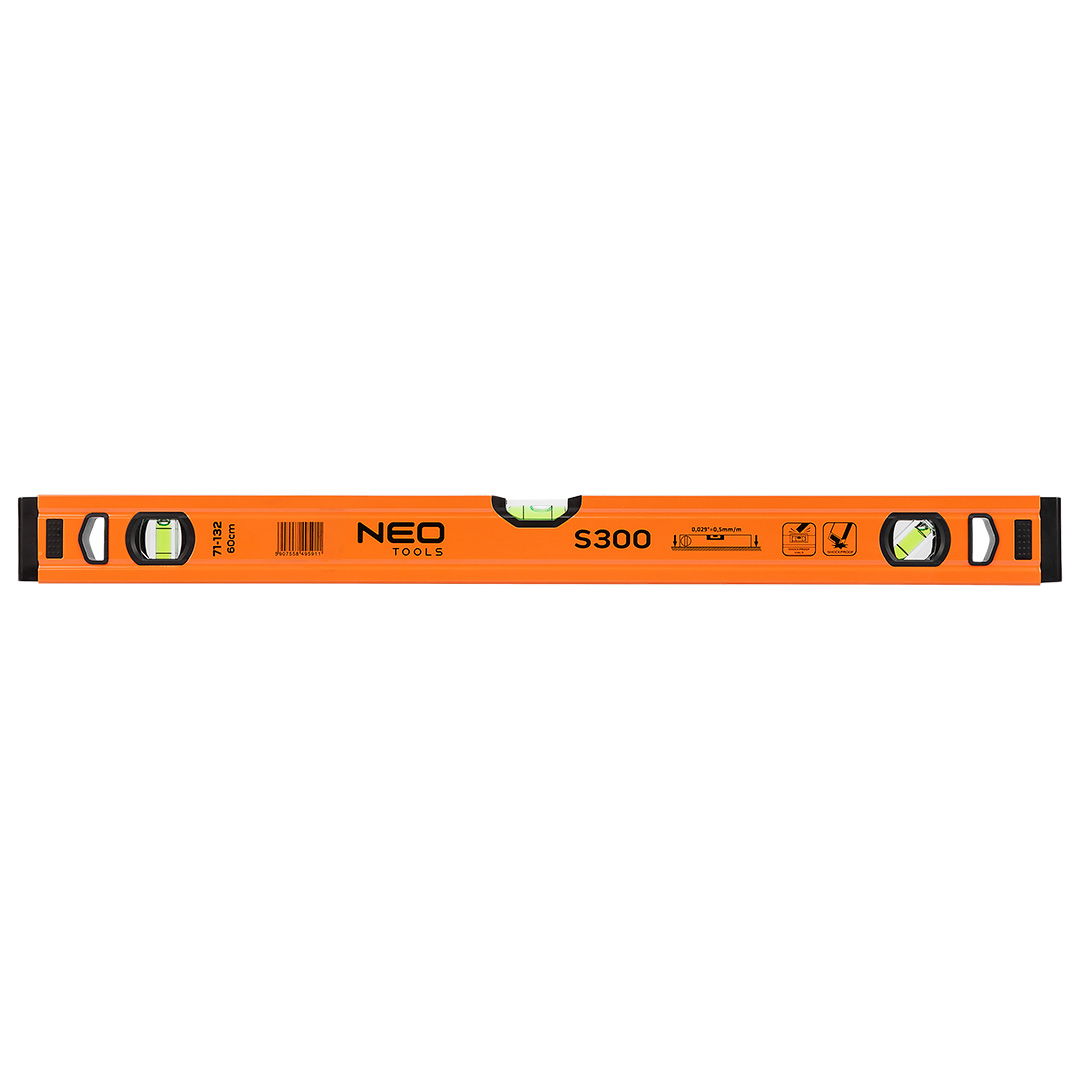 NEO TOOLS Vízmérték, alu, 3 libellás, S 300, 60cm termék fő termékképe