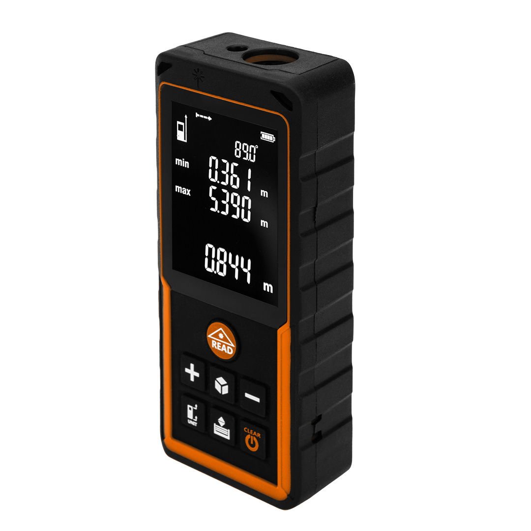 NEO TOOLS Lézeres távolságmérő, hatótáv:100m, IP54 fröccsenő víz védelem, gumírozott ház, multifunkciós termék fő termékképe