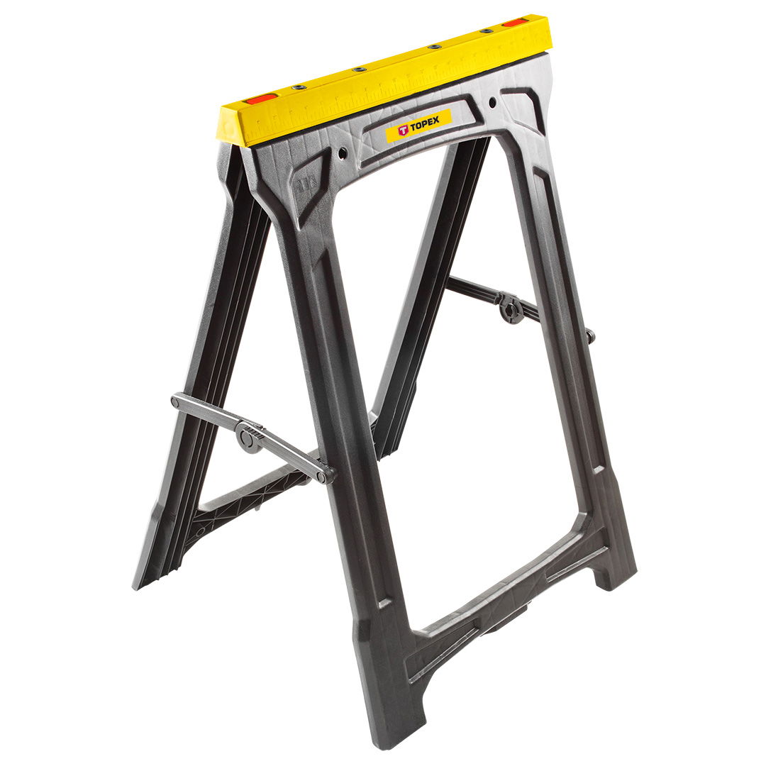 TOPEX Munkabak, állvány, műanyag 2db, magasság:78cm, max.:227kg termék fő termékképe