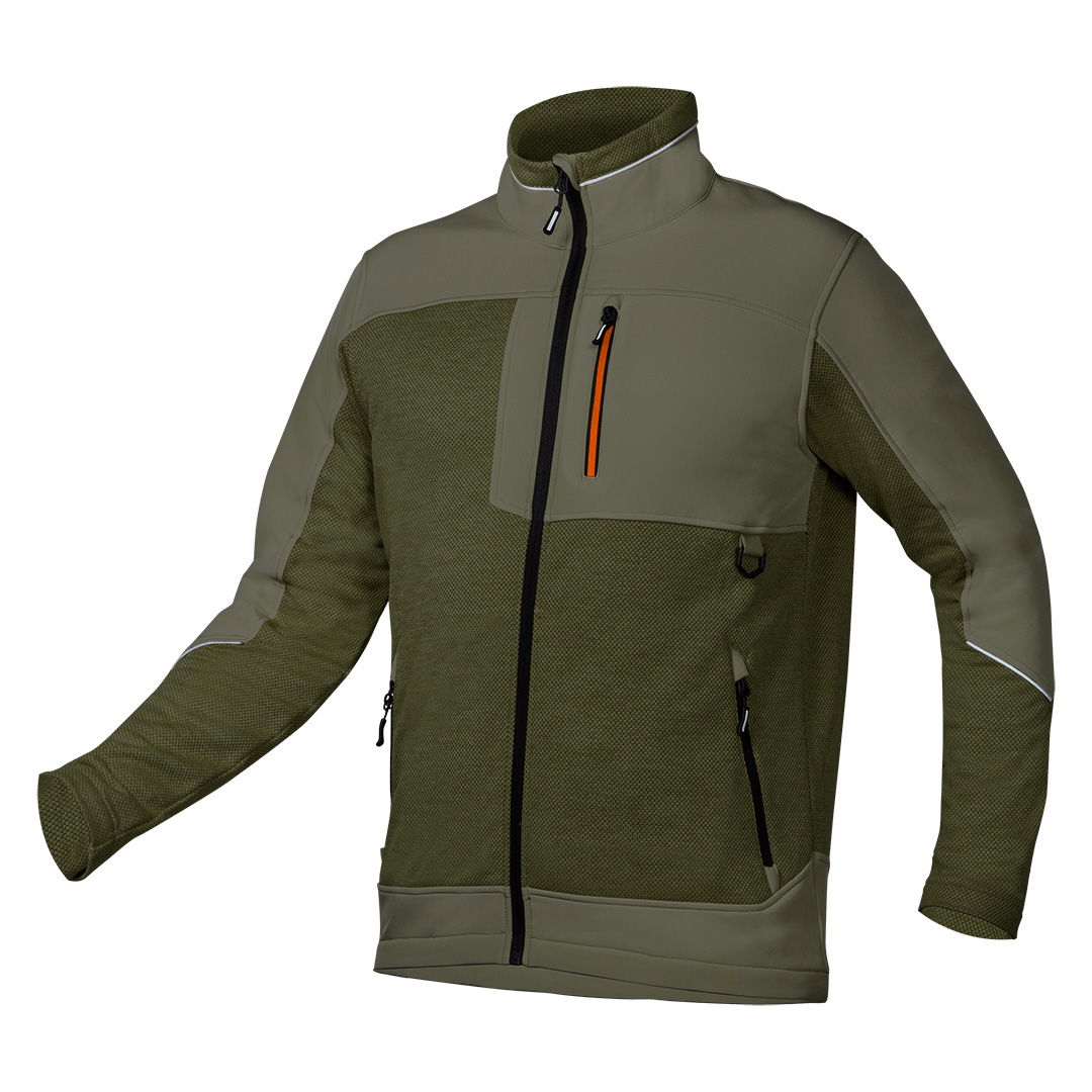 NEO TOOLS Softshell Munkavédelmi kabát, OUTDOOR, zöld, S termék fő termékképe
