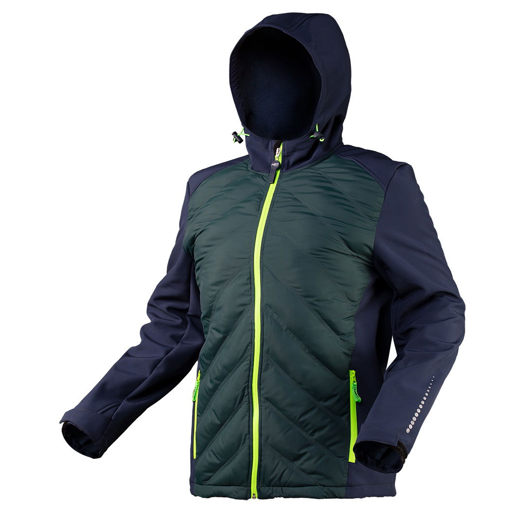 NEO TOOLS Softshell Munkavédelmi kabát, steppelt betéttel, PREMIUM, M termék fő termékképe