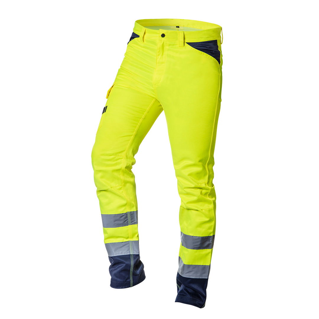 NEO TOOLS Láthatósági Munkásnadrág, VISIBILITY, 60% pamut, 40% polyester, 260 gsm, citromsárga, XXXL termék fő termékképe