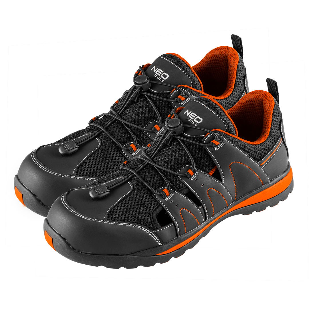 NEO TOOLS Munkavédelmi cipő, nyitott, S1 SRA, fémmentes, kompozit lábujjvédő, 46 termék fő termékképe