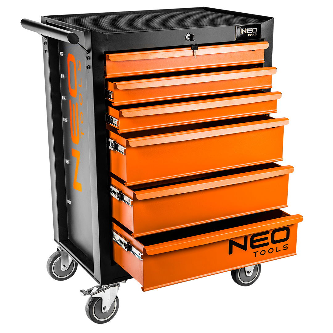 NEO TOOLS Műhelykocsi 6 fiókkal, 680x460x1030mm, szerszámkocsi termék fő termékképe