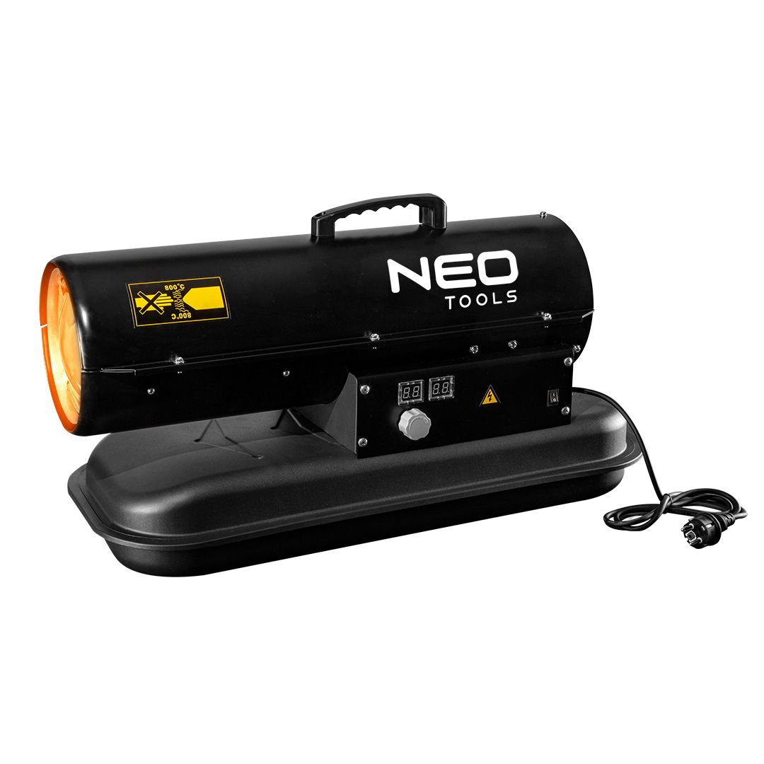 NEO TOOLS Gázolajos hőlégbefúvó, 20kW, 19l, fogyasztás: 1.9l / h, teljesítmény: 550 m3 / h termék fő termékképe