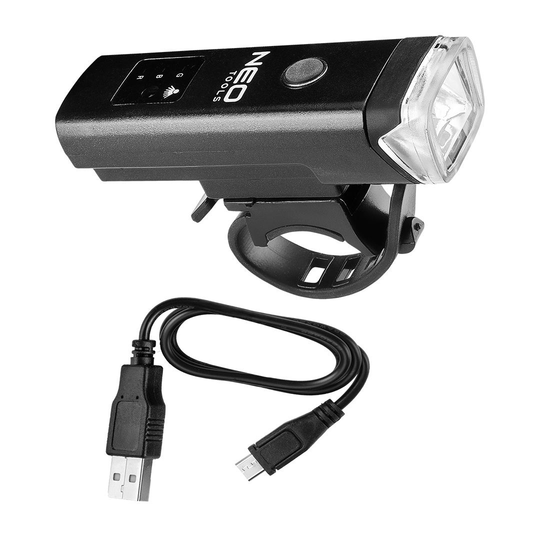 NEO TOOLS Kerékpár fényszóró, 400lm, LED akkus, 5W termék fő termékképe