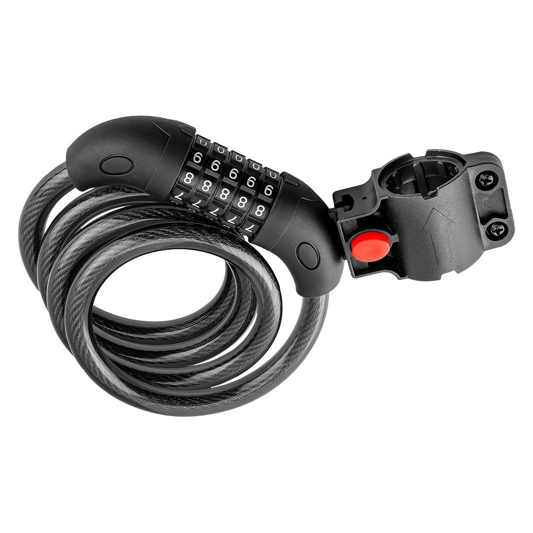 NEO TOOLS Kerékpárzár, számzáras, 120cm, 12mm, vázra rögzíthető termék fő termékképe