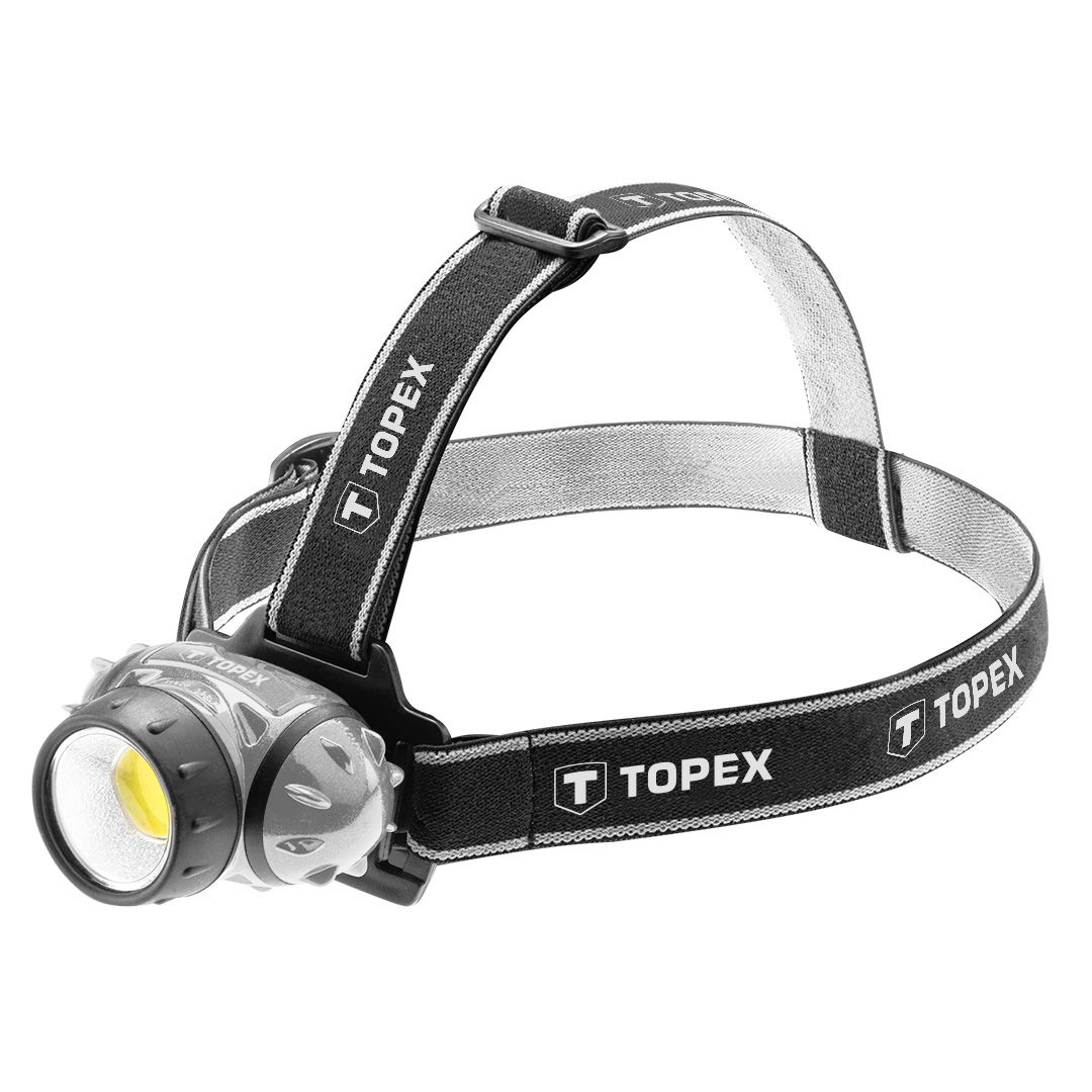 TOPEX Fejlámpa 3W LED COB, elemes 3AAA termék fő termékképe