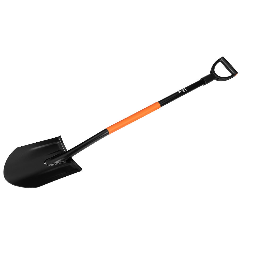 NEO TOOLS Ásólapát, hegyes, fém nyél, műanyag markolat, Minimum rendelés: 4db termék fő termékképe