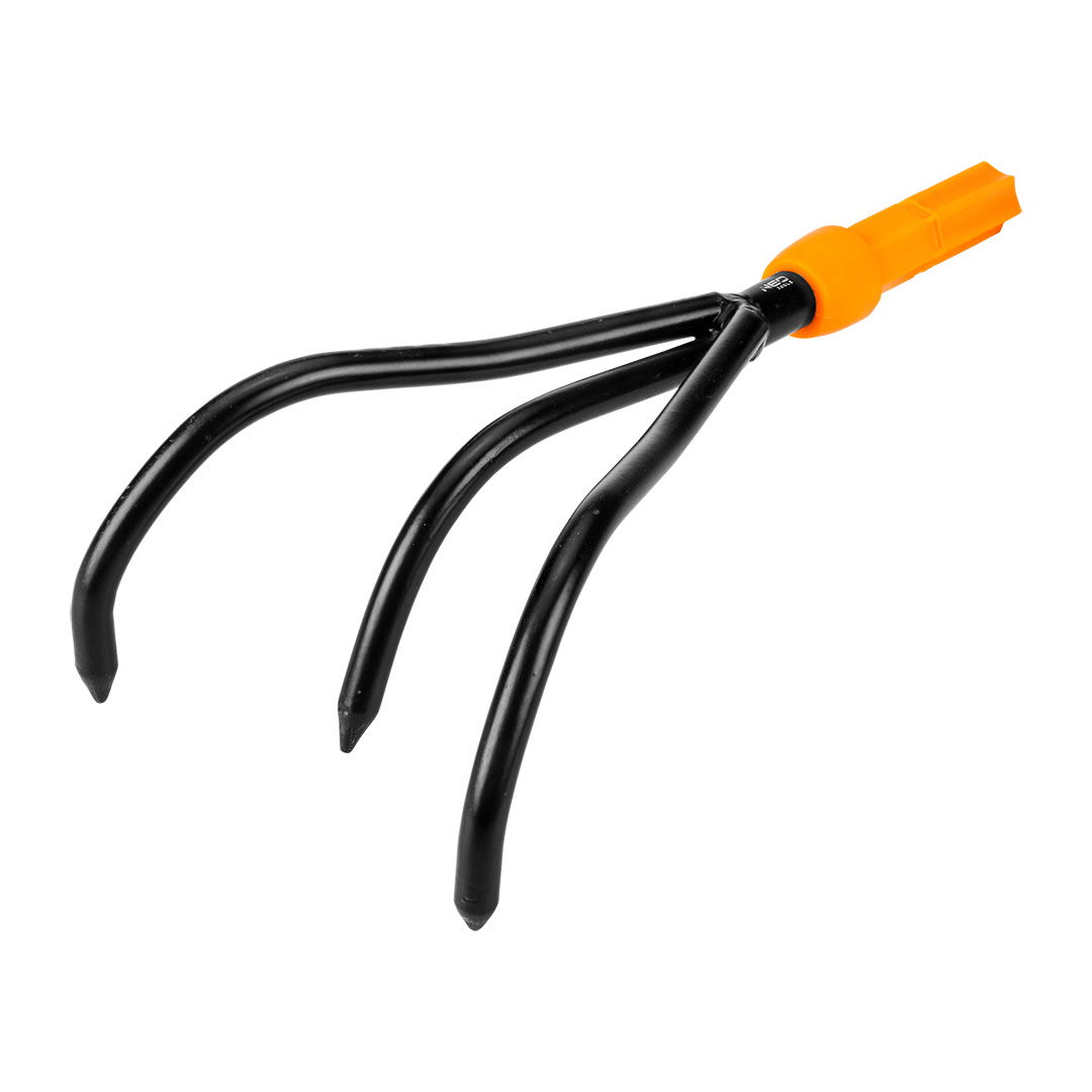 NEO TOOLS Kultivátor, acél, 230mm, 3 fogú, Neo Click System termék fő termékképe