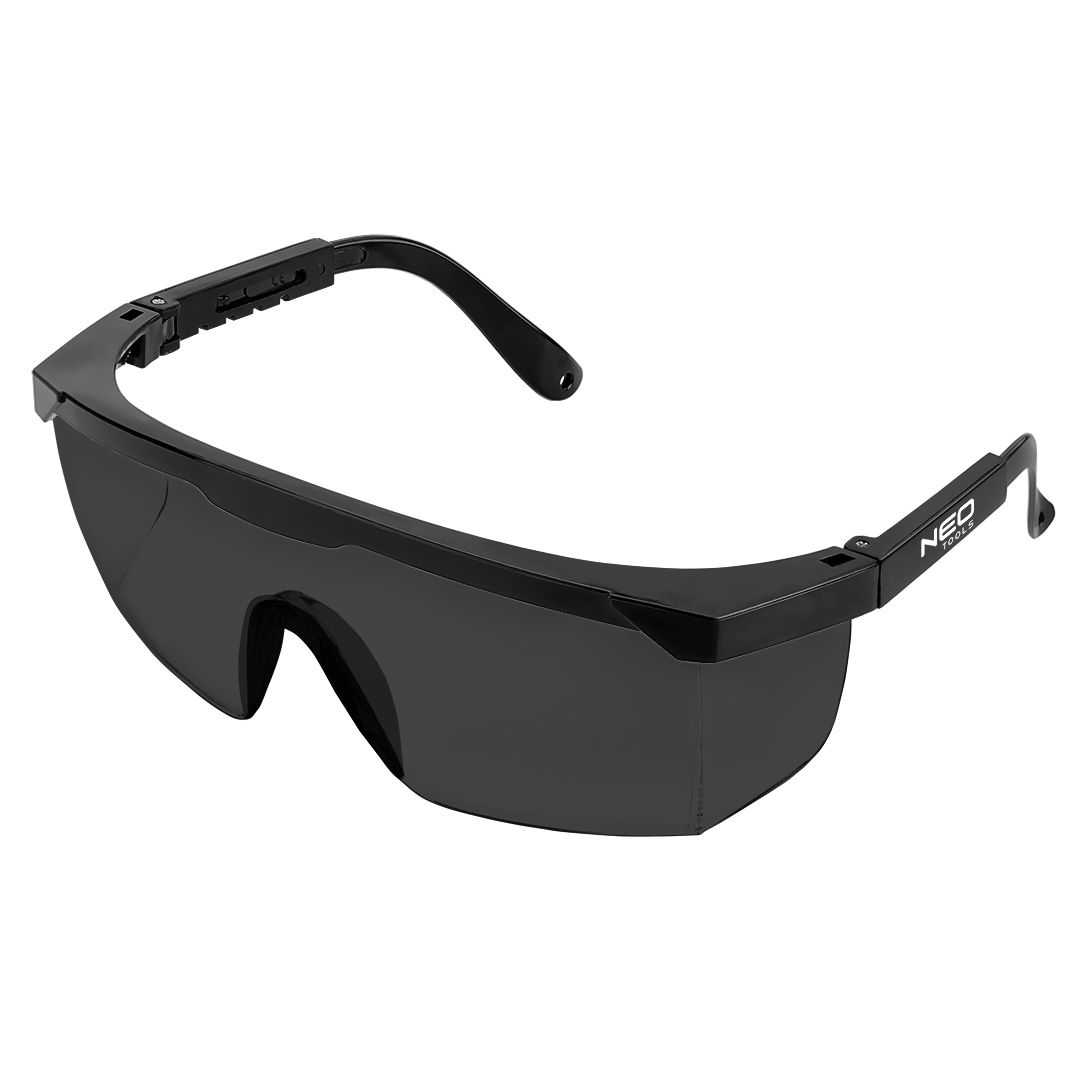 NEO TOOLS Biztonsági szemüveg, sötét lencsékkel, állítható szárral termék fő termékképe