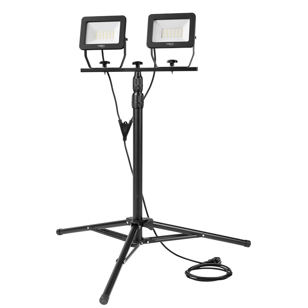 NEO TOOLS Reflektor, állványos 230V/2X50W, 9000lum, SMD led, max.1.8m termék fő termékképe