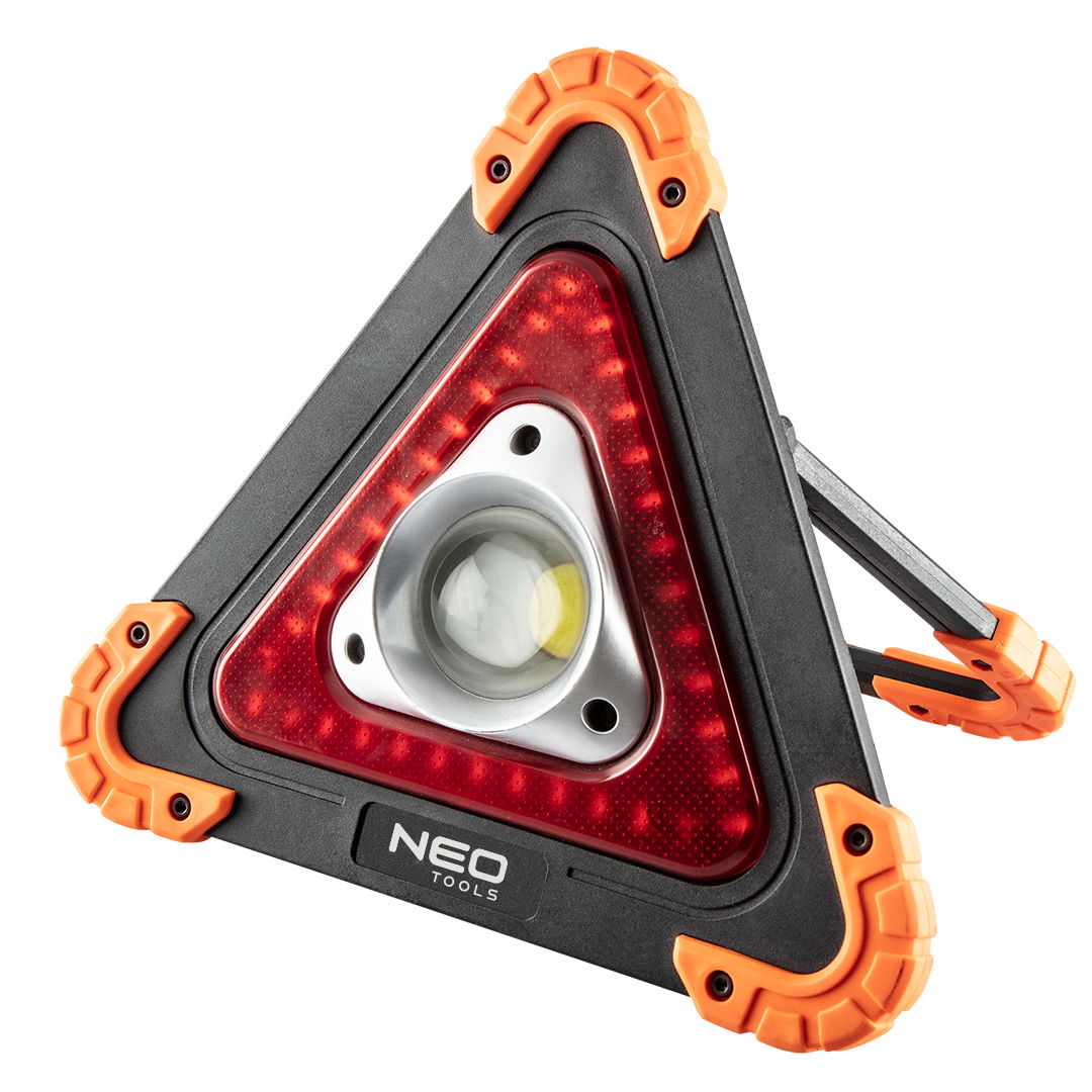NEO TOOLS Elemlámpa és világító elakadásjelző, 2az1-ben, 10W, 800lum COB led termék fő termékképe