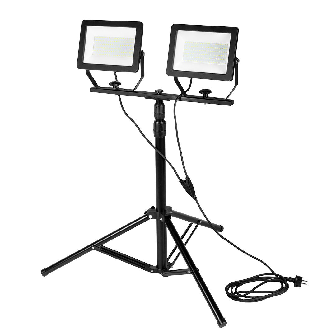 NEO TOOLS Reflektor, állványos 230V/2X100W, 17000lum, SMD led, max.1.8m termék fő termékképe